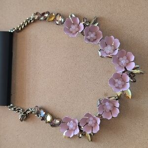 Simply Vera Vera Wang Pink Floral Necklace